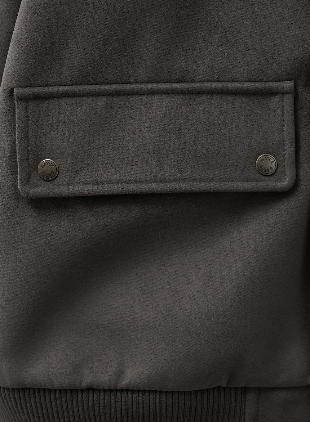 (M) Synthetic Shearling Blouson Jumper