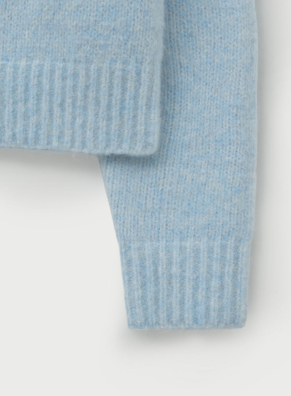 (W) Essen Two-Tone Mohair Pullover Knit