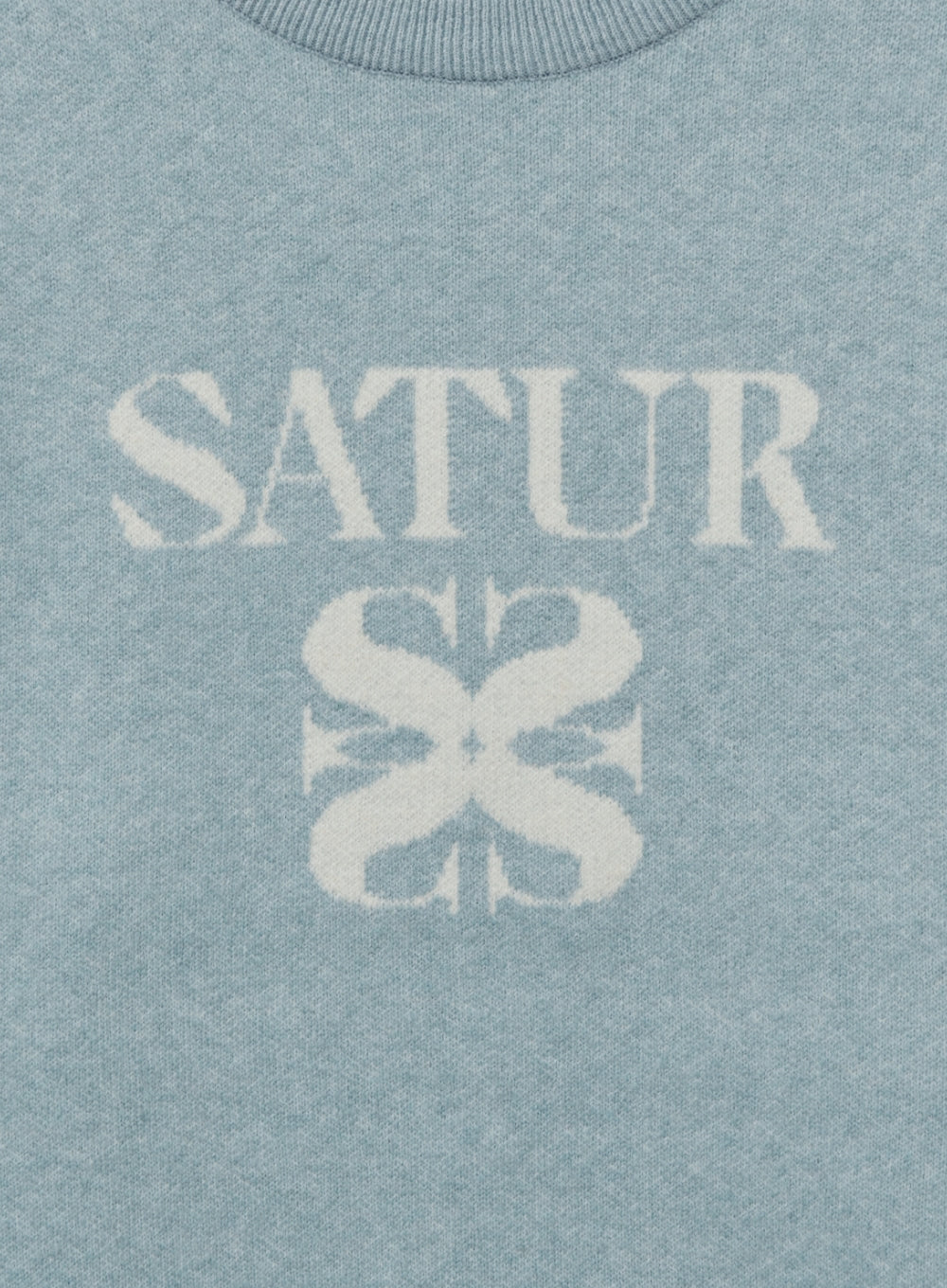 U) Basic Logo Jacquard Knit