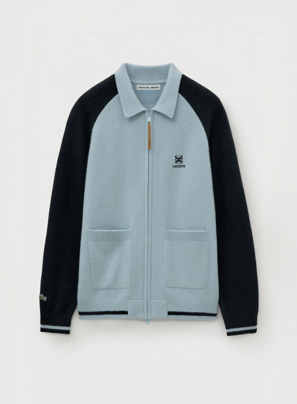 (U) Satur X Lacoste Knit Collar Zip-up