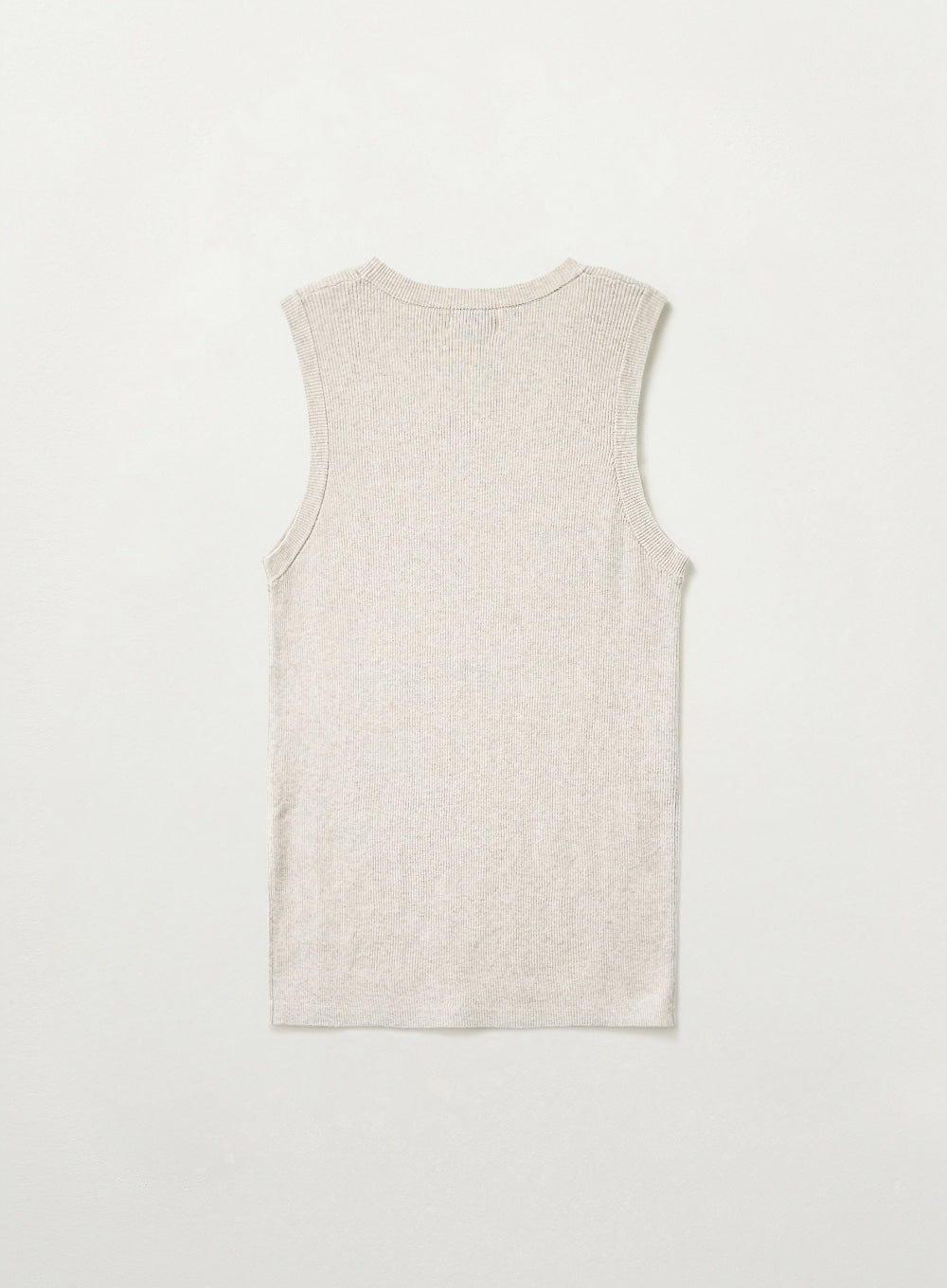 (M) Logo Ribbed Sleeveless