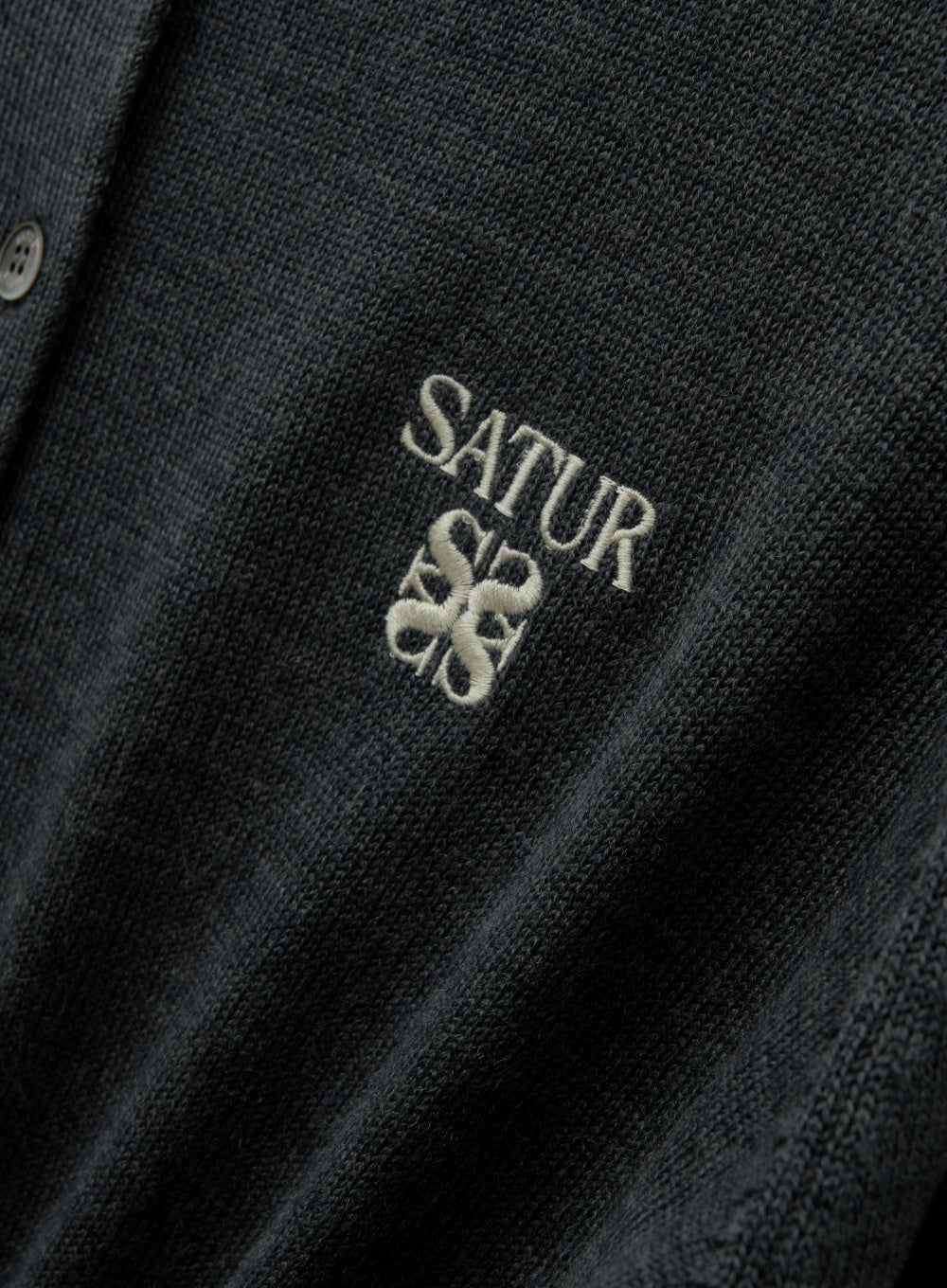 (W) Basic Crew Neck Fine Cardigan