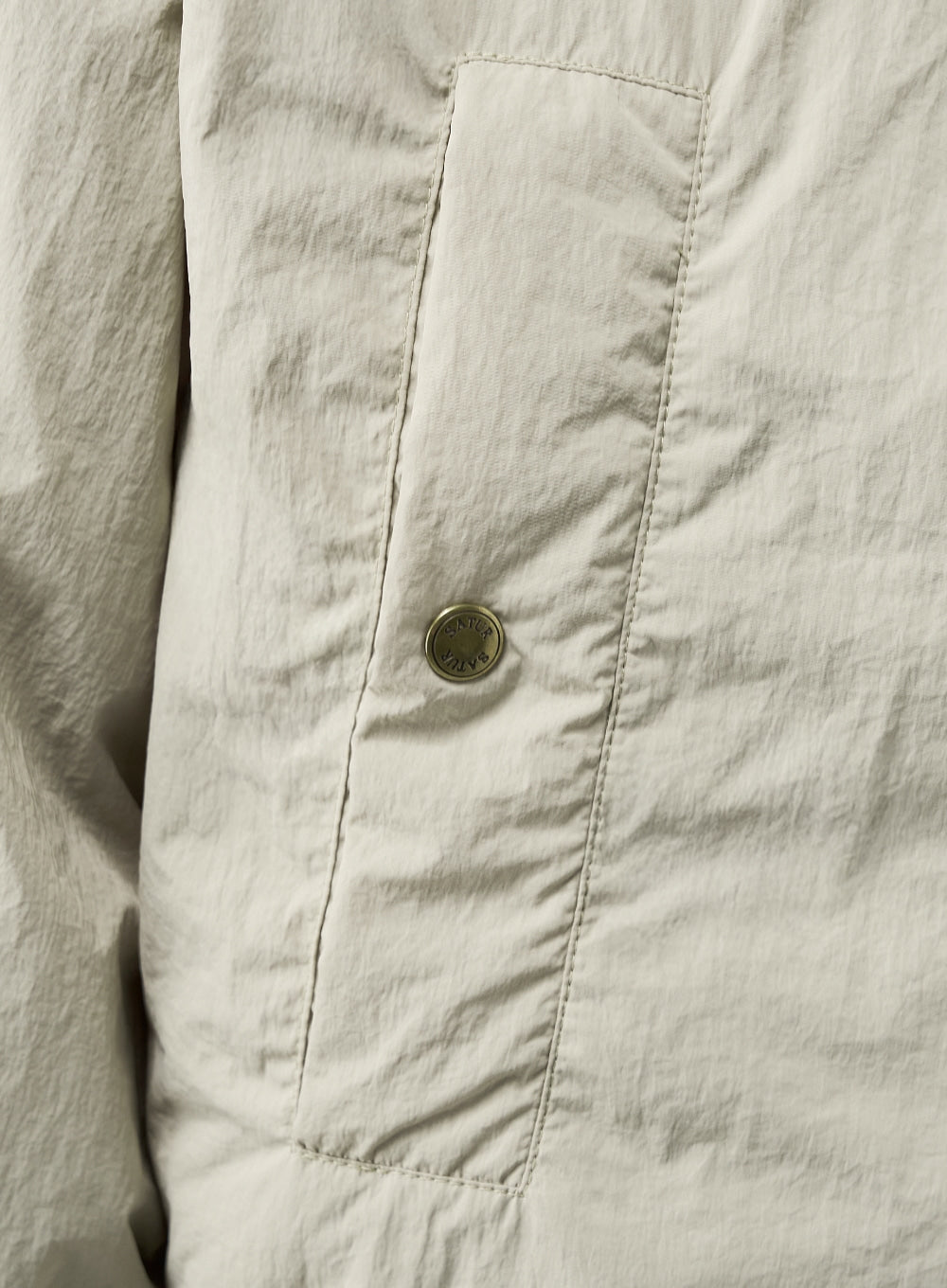 (W) Wide Collar Ball Padding Cropped Fit Jacket