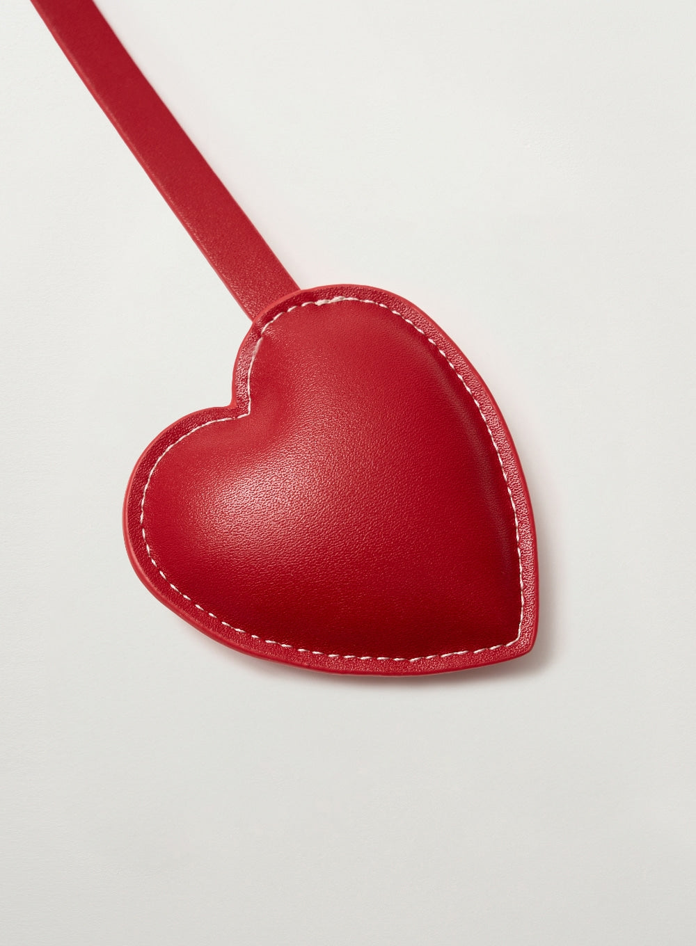 (U) Heart Synthetic Leather Keyring