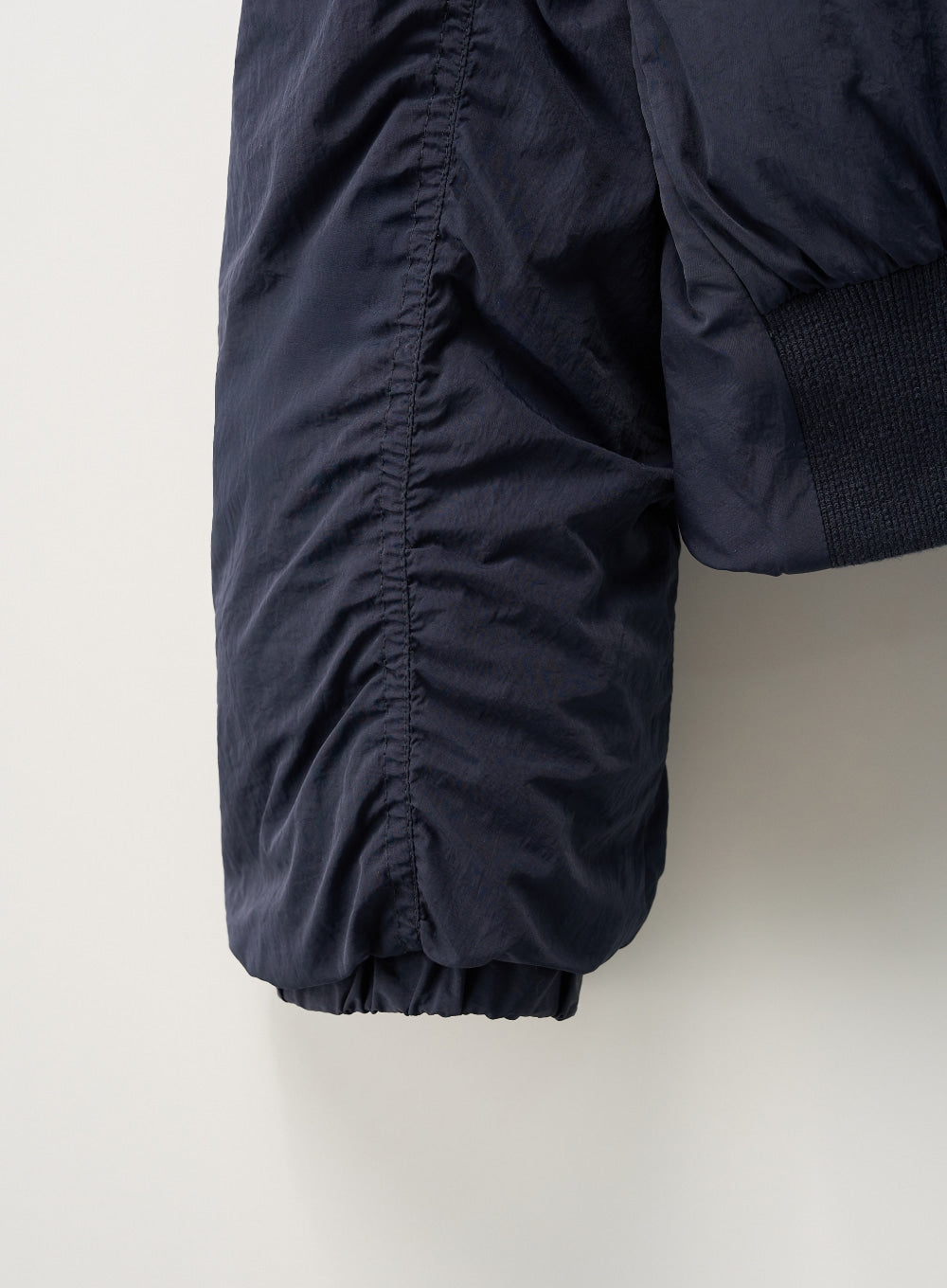 W) Wide Collar Ball Padding Cropped Fit Jacket
