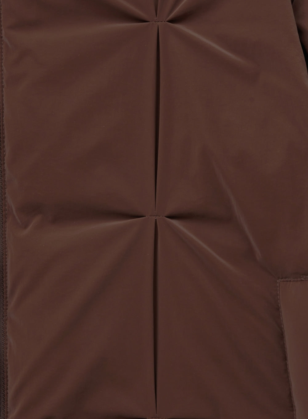 (W) Tuck Detail Cropped Down Jacket