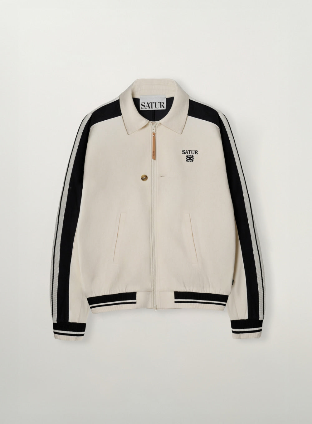 M) Lawton Lining Collar Track Zip-Up Jacket