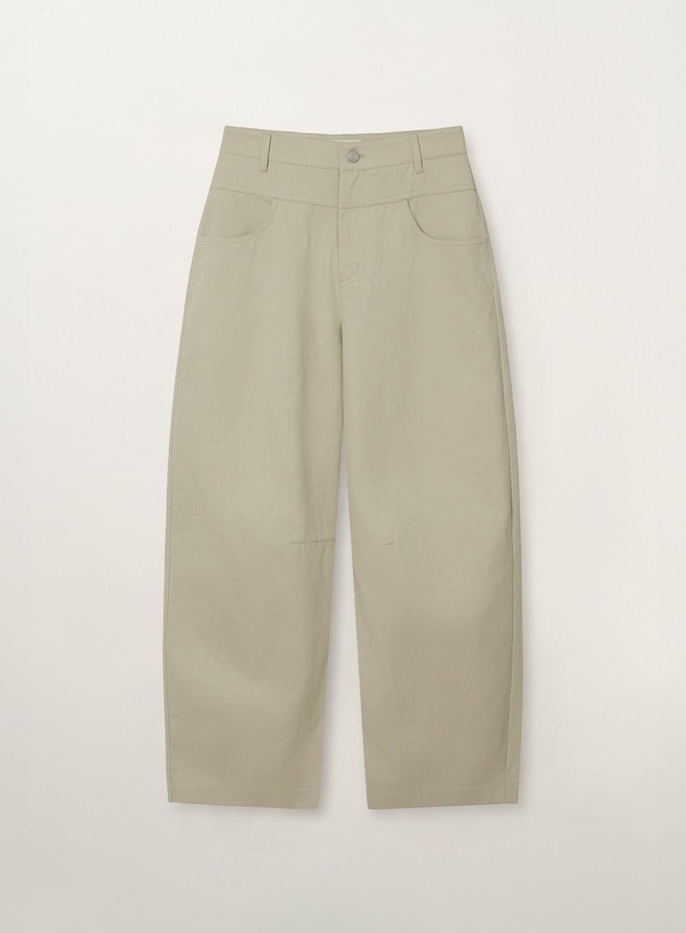 (W) Cotton Curved Pants