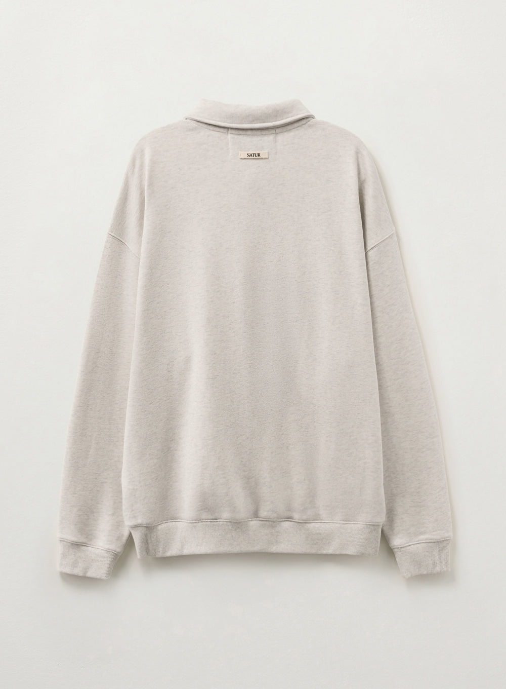 (U) Rope Logo Loose Fit Collar Sweatshirt
