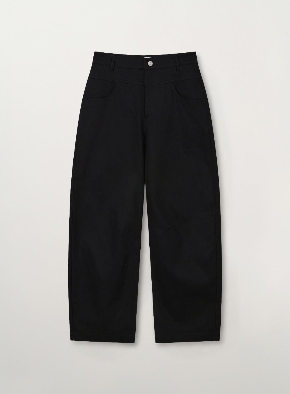 (W) Cotton Curved Pants