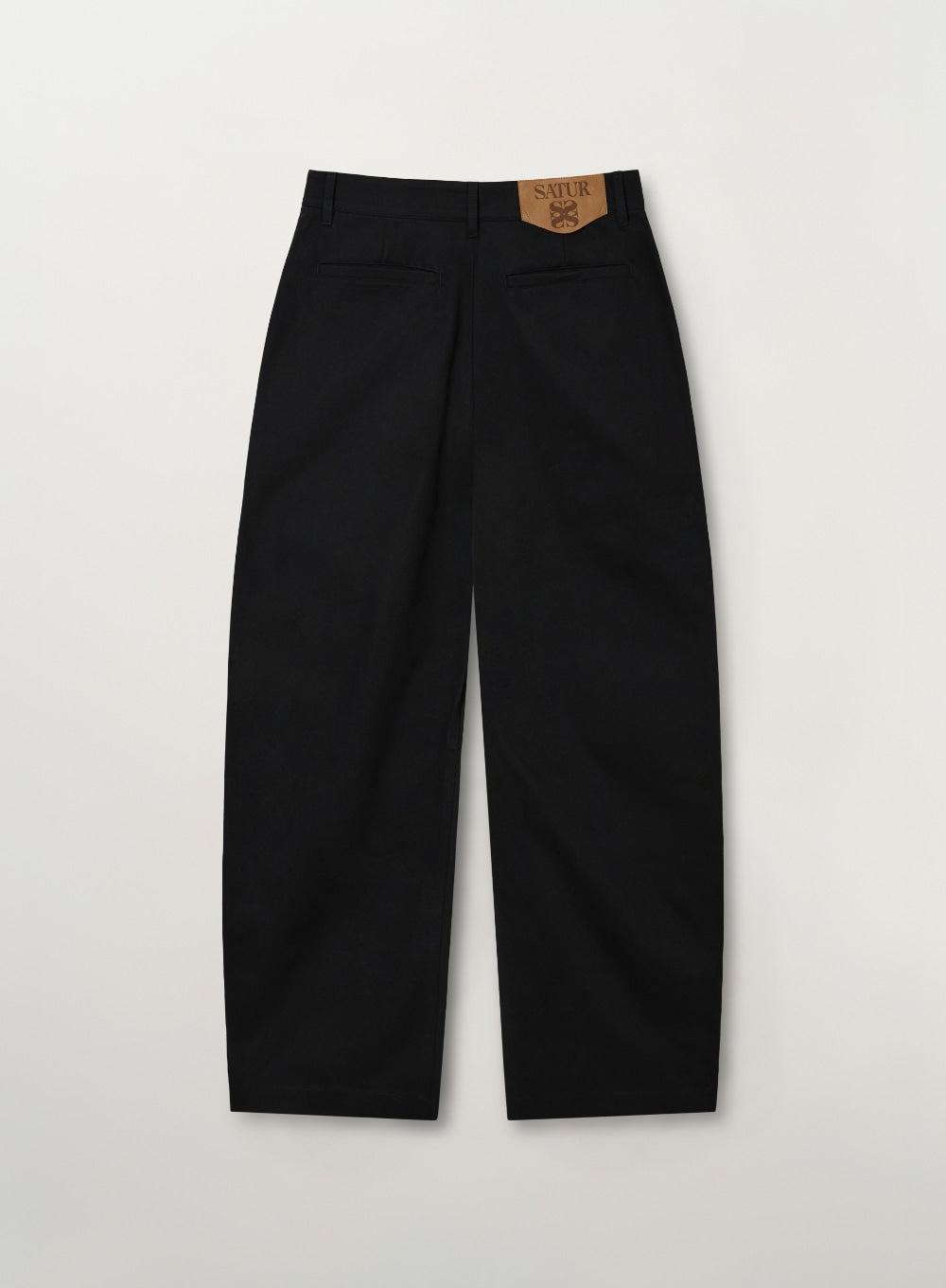 (W) Cotton Curved Pants