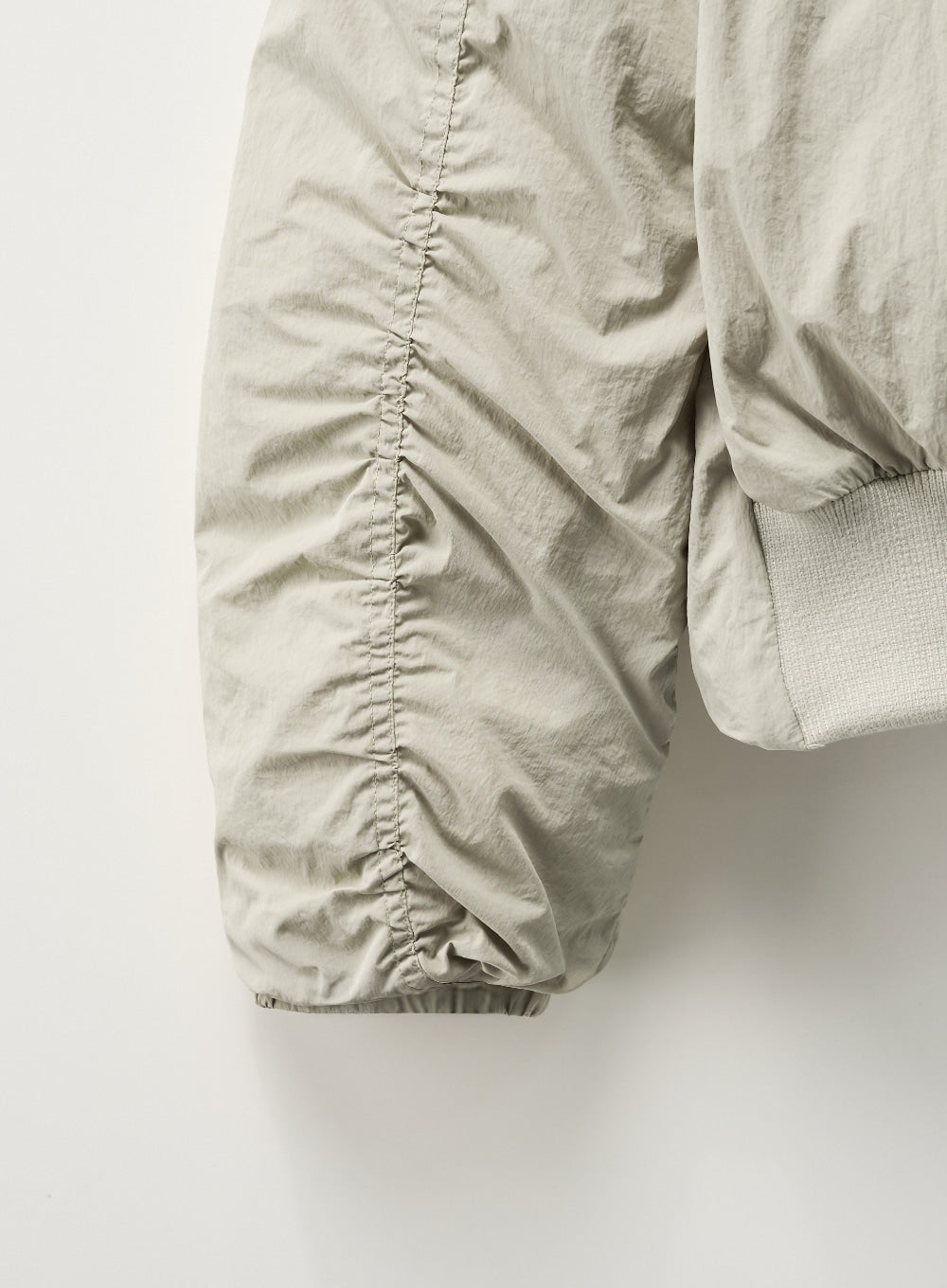 W) Wide Collar Ball Padding Cropped Fit Jacket