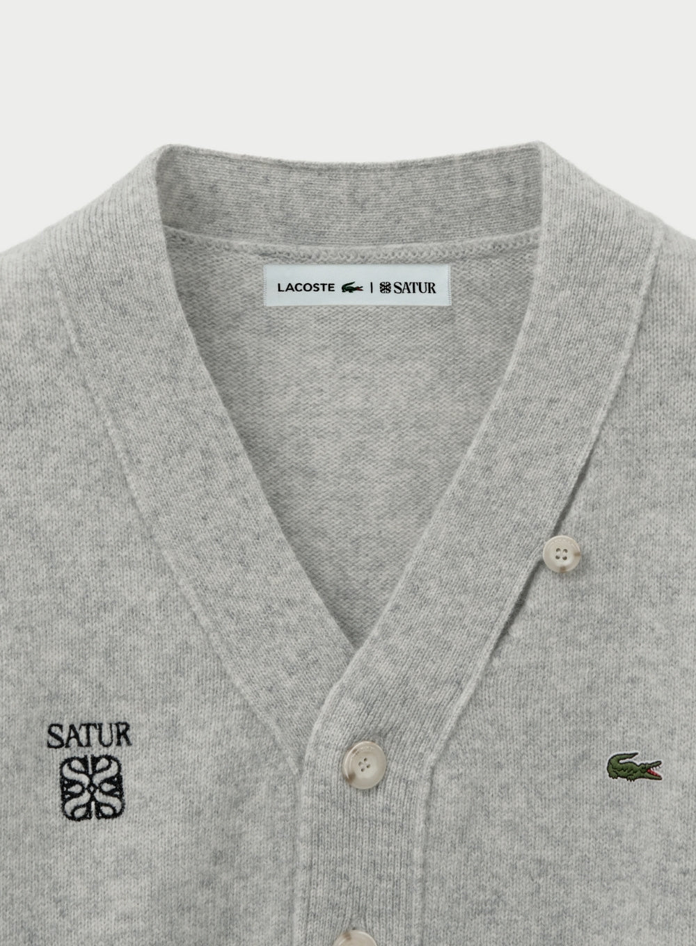 (U) Satur X Lacoste Essen Knit Cardigan