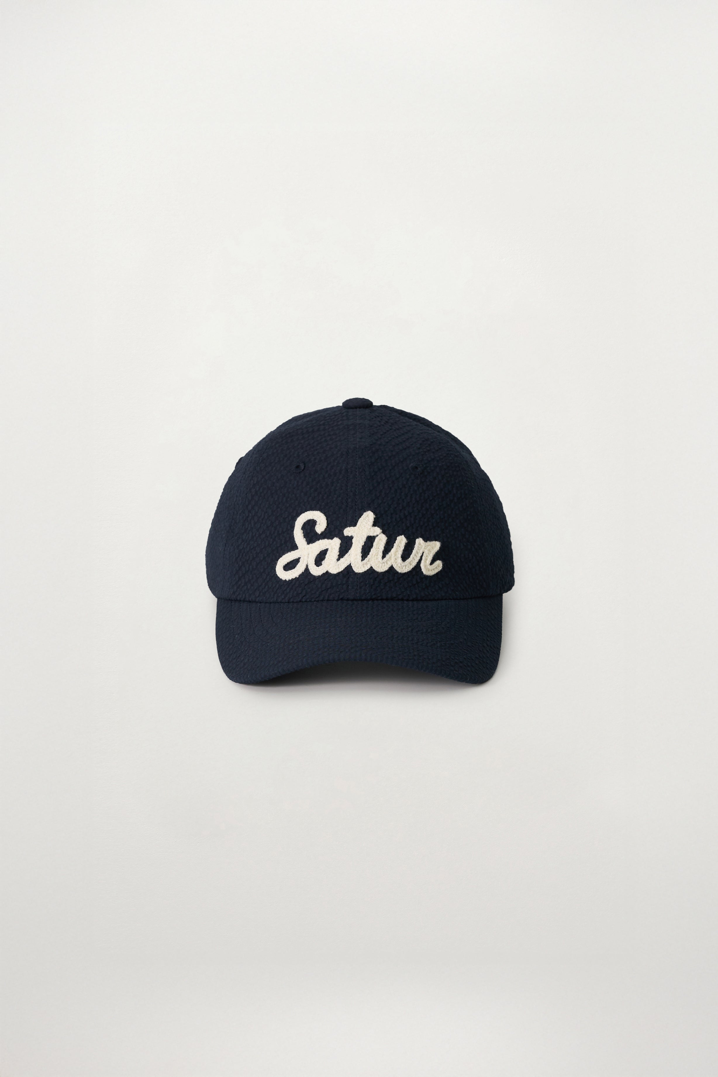 (U) Seersucker Satur Logo Ball Cap